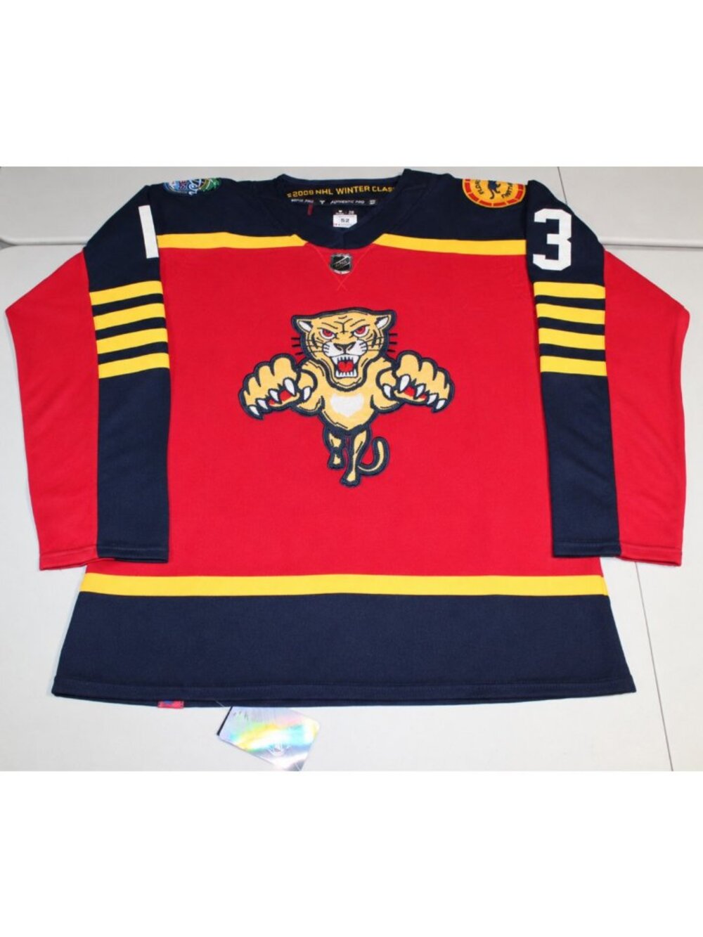 2026 Winter Classic NHL Florida Panthers Sam Reinhart #13 Sewn Jersey Large NWT